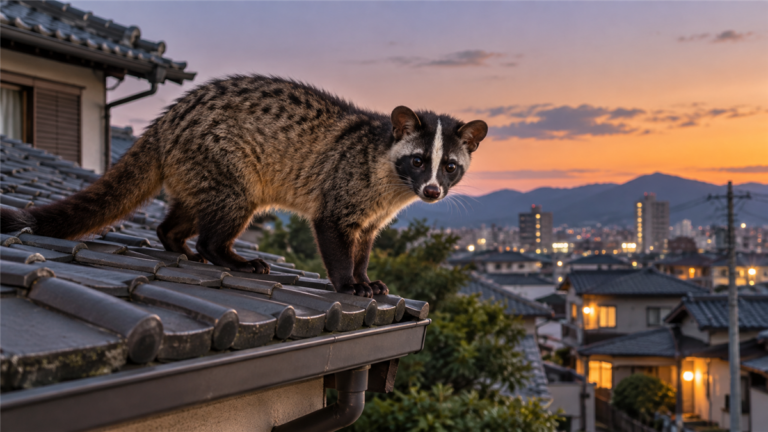 ハクビシン・アライグマの被害のイメージ