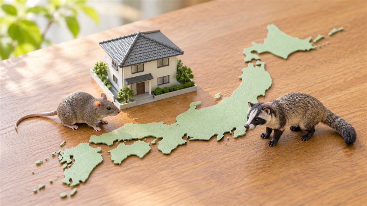 害獣駆除業者を比べて選ぶイメージ