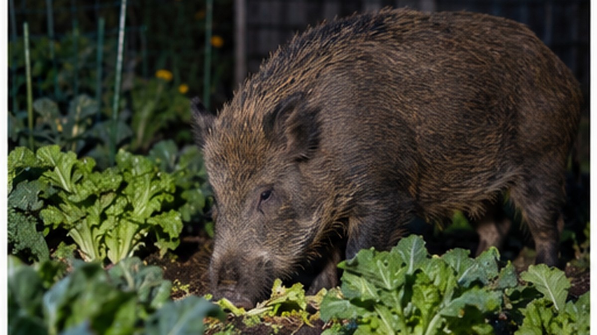 庭の作物を食い荒らす主な害獣