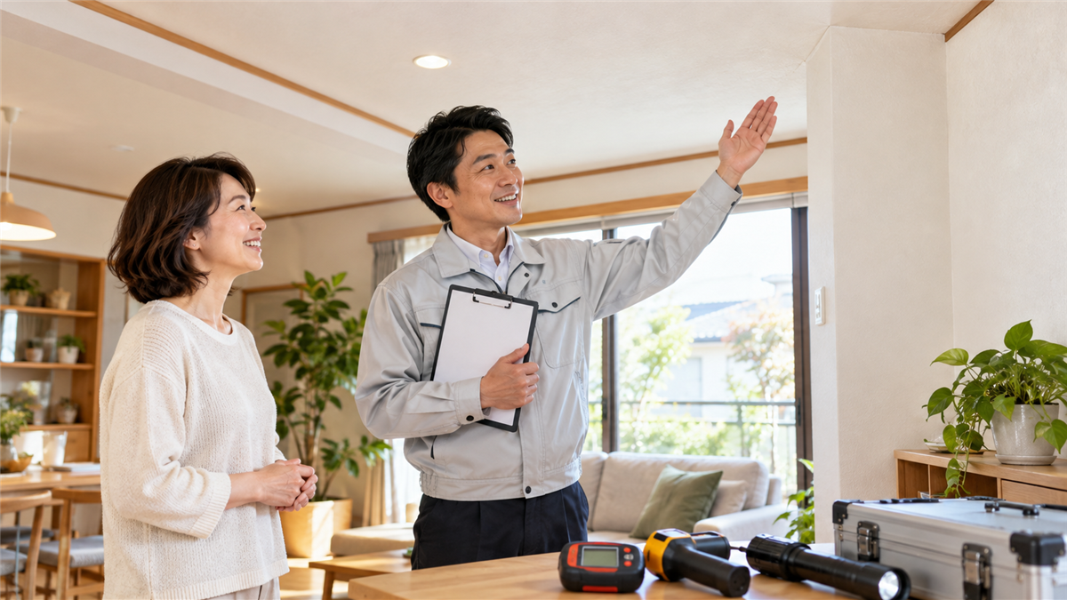 調査と修理を終えた安心できる住まい
