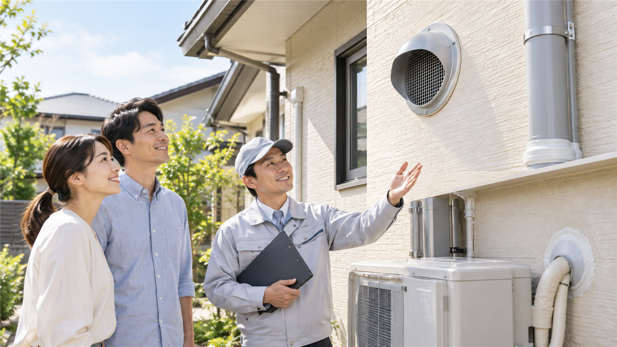 隙間対策を終えた安全な住宅